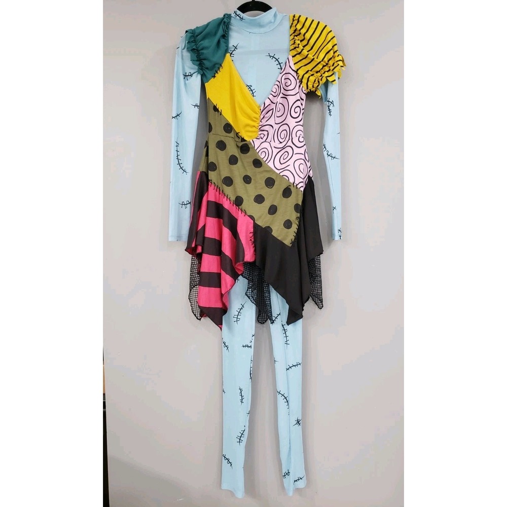 WITH WIG & SOCKS Dolls Kill Sally Costume NIGHTMARE rag doll SMALL trickz n trea